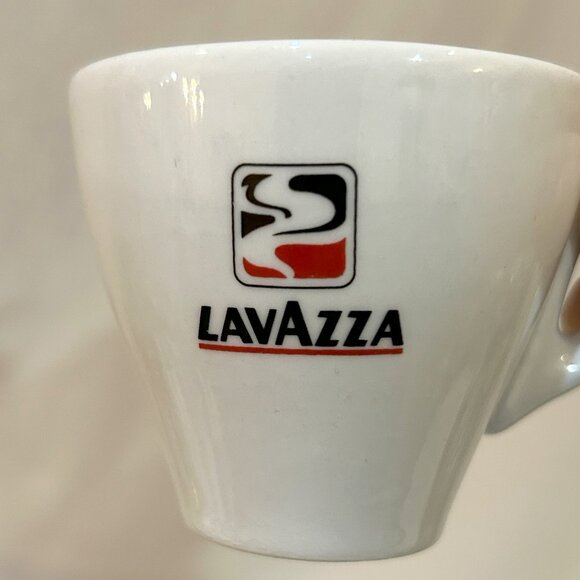 Set of 2 Lavazza Espresso Coffee Cup Saucer Set Made in Italy Tognana Porcellane - Picture 2 of 8